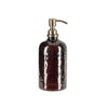 Avamali Plain Recycled Amber Glass Soap Dispenser - AB6303 - Uneeka