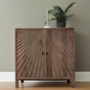 Beau Sun Ray Carved Mango Cabinet - HI031 - Uneeka