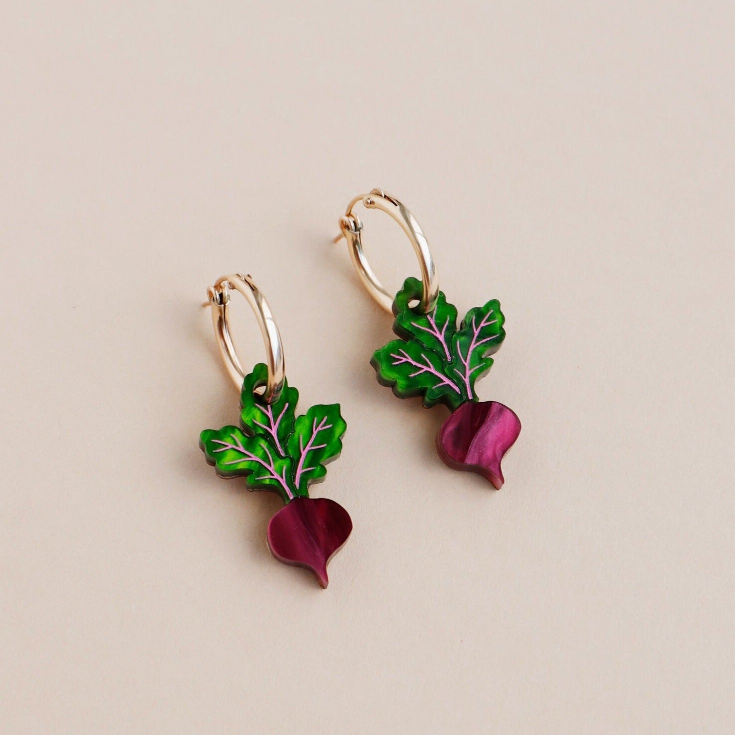 Beetroot Hoops - GC230301H - Uneeka