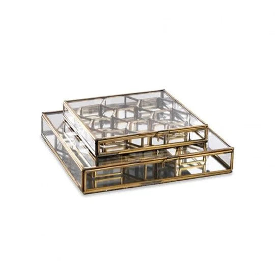 Bequai Honeycomb Antique Brass Box - BH0301 - Uneeka