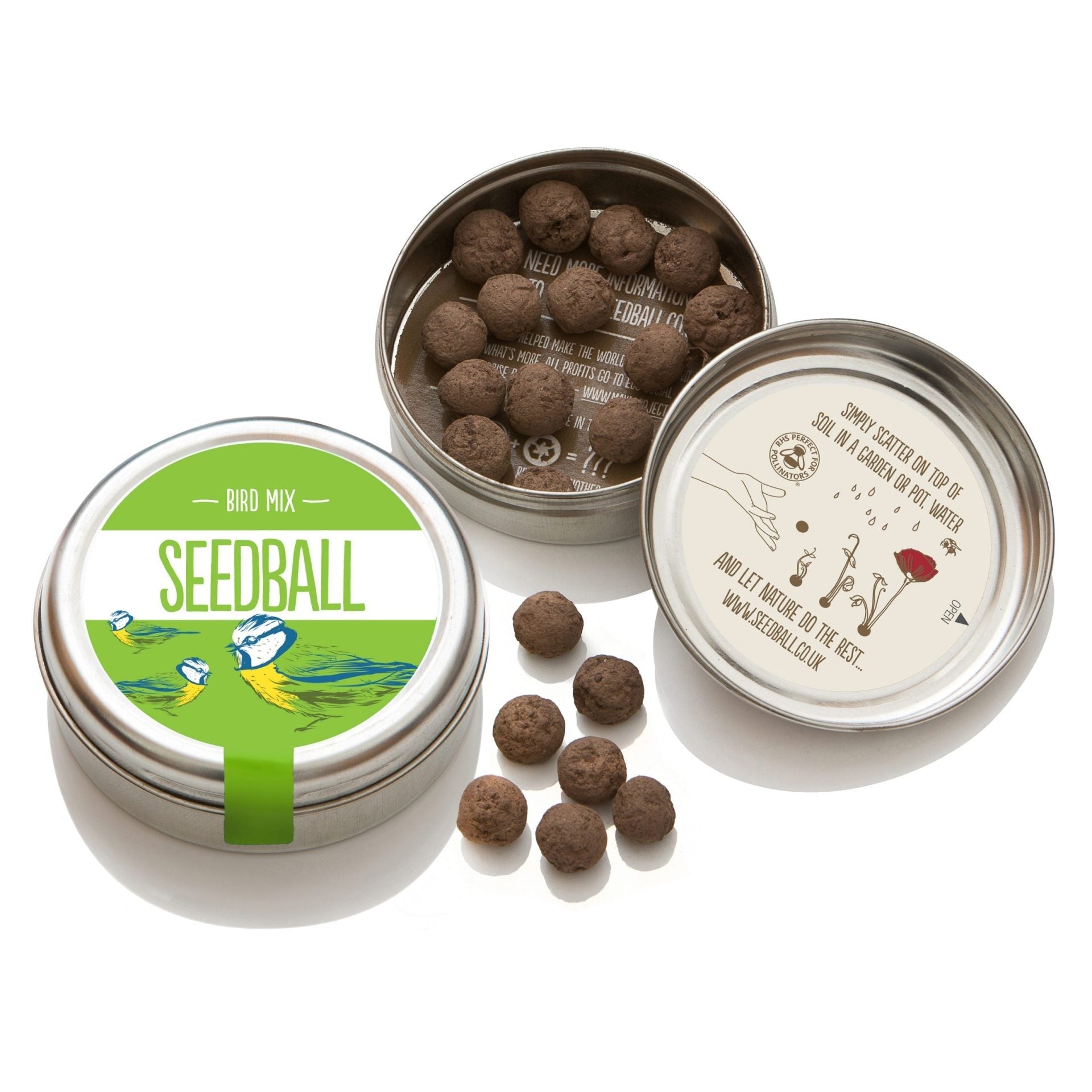 Bird Wildflower Mix Seedball Tin - BIRD - Uneeka