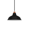 Bistrot Lampshade with E27 Fitting in Black - KPAM10VNL - Uneeka
