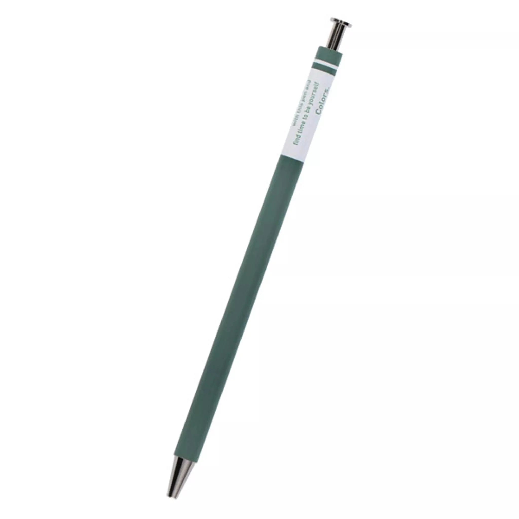 Black Gel Coloured Ballpoint Pen - LO - BP01 - GN - Uneeka