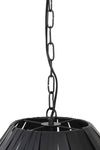 Black Metal Panelled Hanging Lamp* - 2936612 - Uneeka