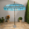 Blue Bali Sun Parasol With Pole Joint - MB180 - Uneeka