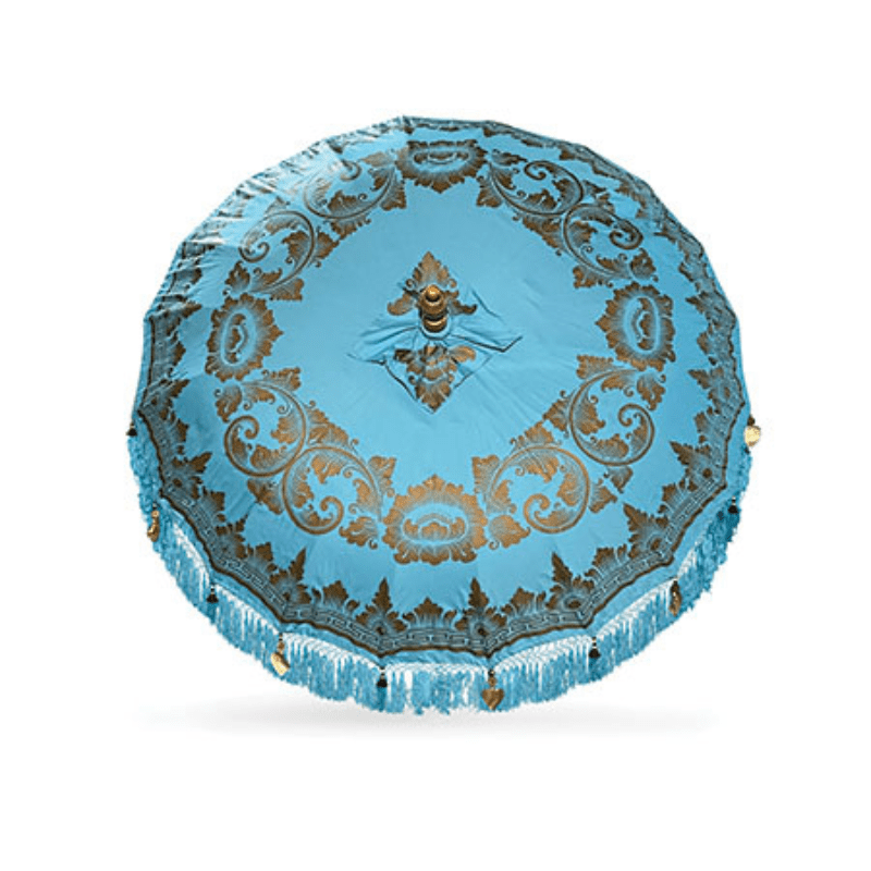 Blue Bali Sun Parasol With Pole Joint - MB180 - Uneeka