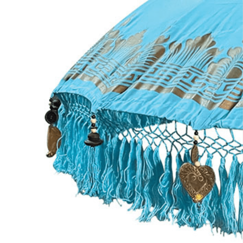 Blue Bali Sun Parasol With Pole Joint - MB180 - Uneeka