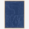 Blue Book Cover Frame Print* - OFG 50x70 8500 - Uneeka