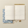 Blue Flora A5 Undated Planner - WAN PL5 - Uneeka