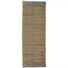 Blue Geometric Pattern Jute Runner Rug - CJ24889 - Uneeka