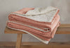 Blush Cotton Velvet Bedcover - VVBB - Uneeka