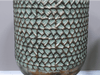 Braided Leaf Embossed Metal Plant Stand - 8538S - Uneeka