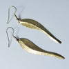 Brass Chilli Leaf Earrings - JEMB38 - Uneeka