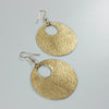 Brass Medium Circle Cut Out Earrings - JEMB1 - Uneeka