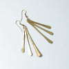 Brass Three Sticks Earrings - JEMB7 - Uneeka