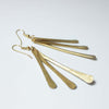 Brass Three Sticks Earrings - JEMB7 - Uneeka
