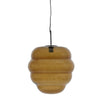 Brown Glass Beehive Style Hanging Lamp - 2961264 - Uneeka