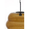 Brown Glass Beehive Style Hanging Lamp - 2961264 - Uneeka