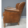 Brown Leather Cosy Chair - 6816 - Uneeka