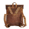Buffalo Leather Distressed Backpack - HIDLPB - BR - Uneeka