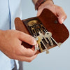 Buffalo Leather Key Holder - HIBKRH - BR - Uneeka