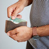 Buffalo Leather Slim Credit Card Holder - HIBLCH2 - BR - Uneeka