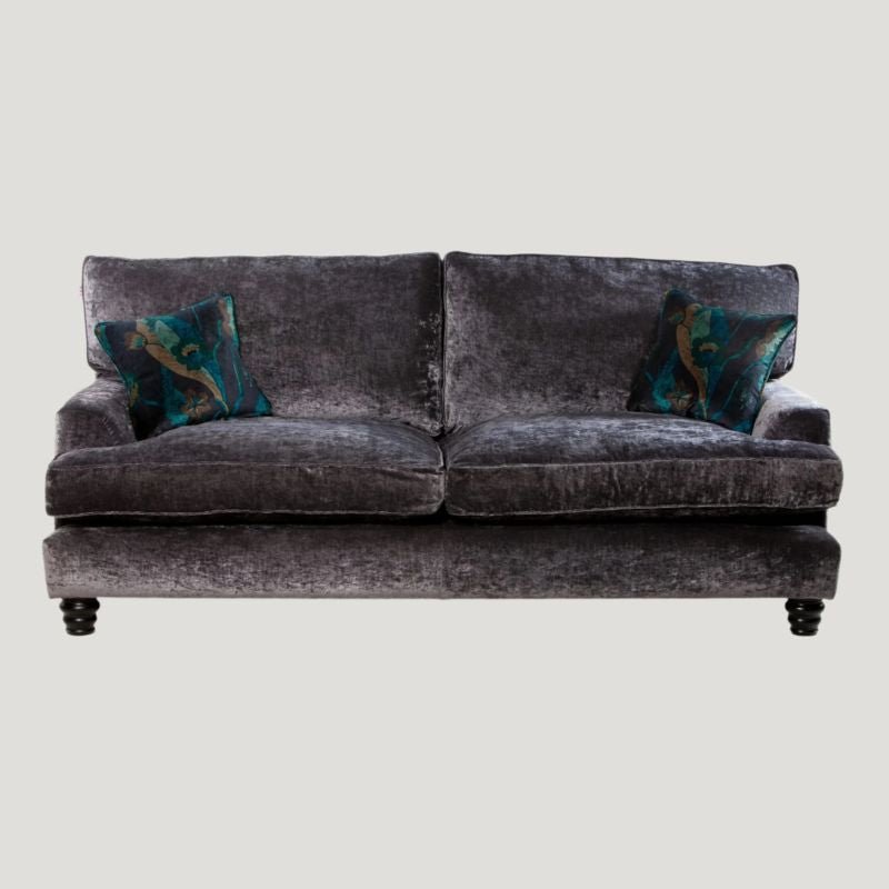 Canterbury 2 Seater Upholstered Fabric Sofa - Made To Order - Louise's Pick - J Brown Chamonix - 293 Linen - CANTER2 - Uneeka