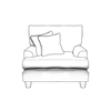 Canterbury Upholstered Fabric Armchair - Made To Order - J Brown Chamonix - 293 Linen - CANTER1 - Uneeka