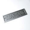 Cast Antique Iron Cloakroom Plaque - F467 - Uneeka