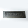 Cast Antique Iron Letter Box Plate - 01.352.AI.300 - Uneeka
