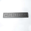 Cast Antique Iron No Parking Plaque - 70.342.AI.NP - Uneeka