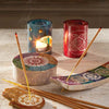 Chakra Design Carved Soapstone Oil Burner - OB52G - Uneeka