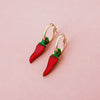 Chilli Pepper Gold Hoops - GC231401H - Uneeka