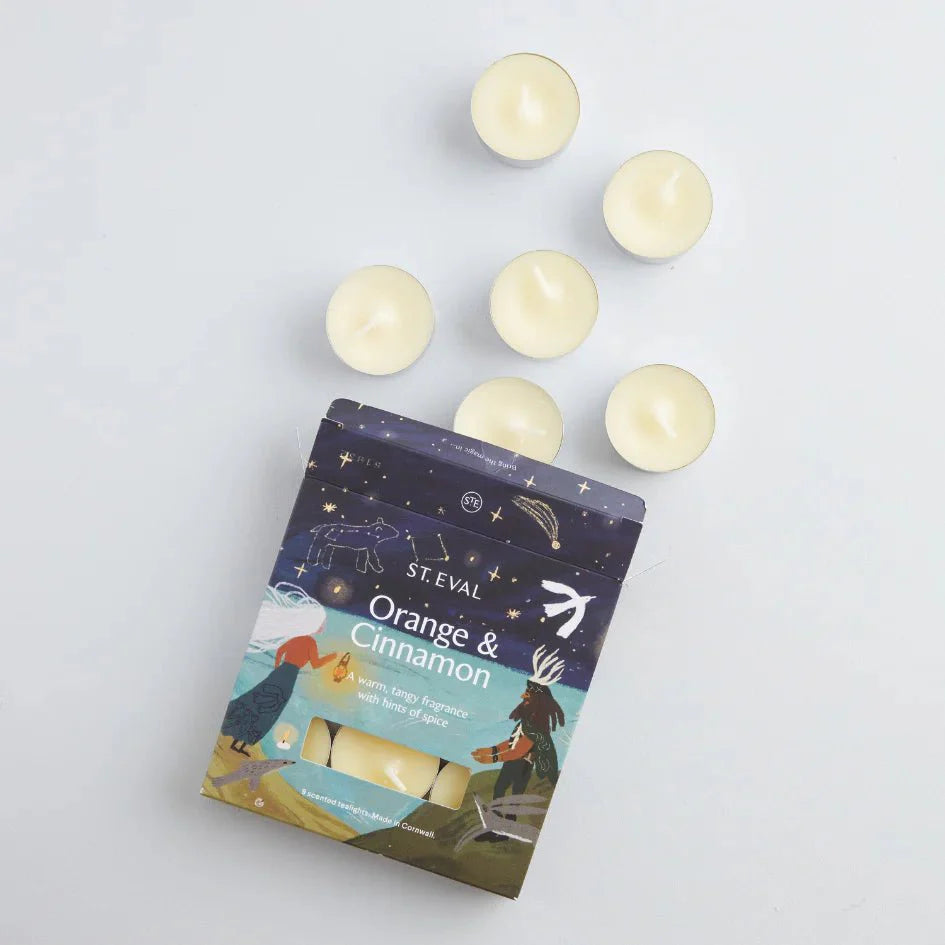Christmas Tealights Orange and Cinnamon - F01098 - Uneeka