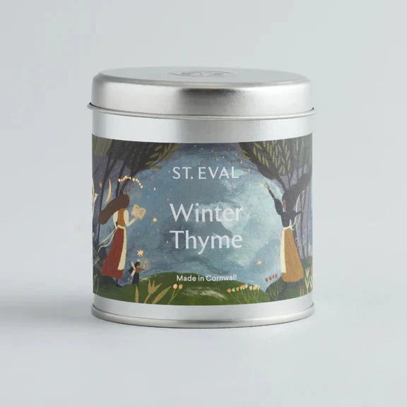 Christmas Tin Candle Winter Thyme - F01103 - Uneeka