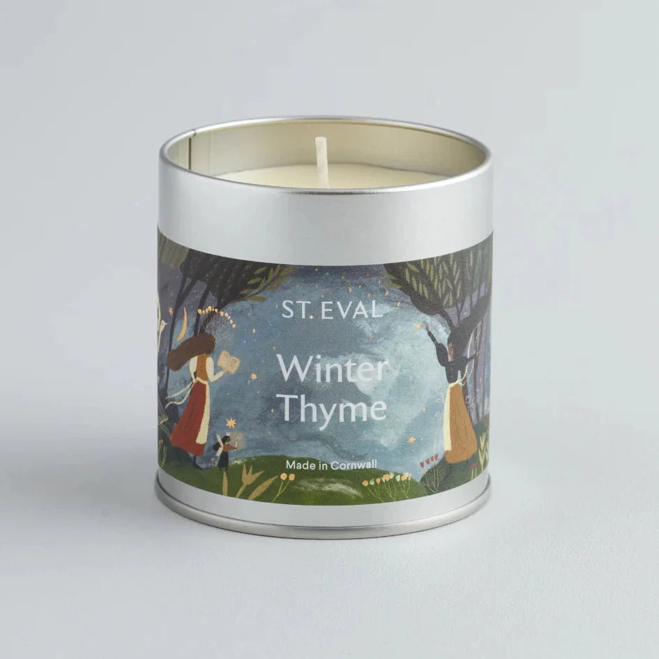 Christmas Tin Candle Winter Thyme - F01103 - Uneeka