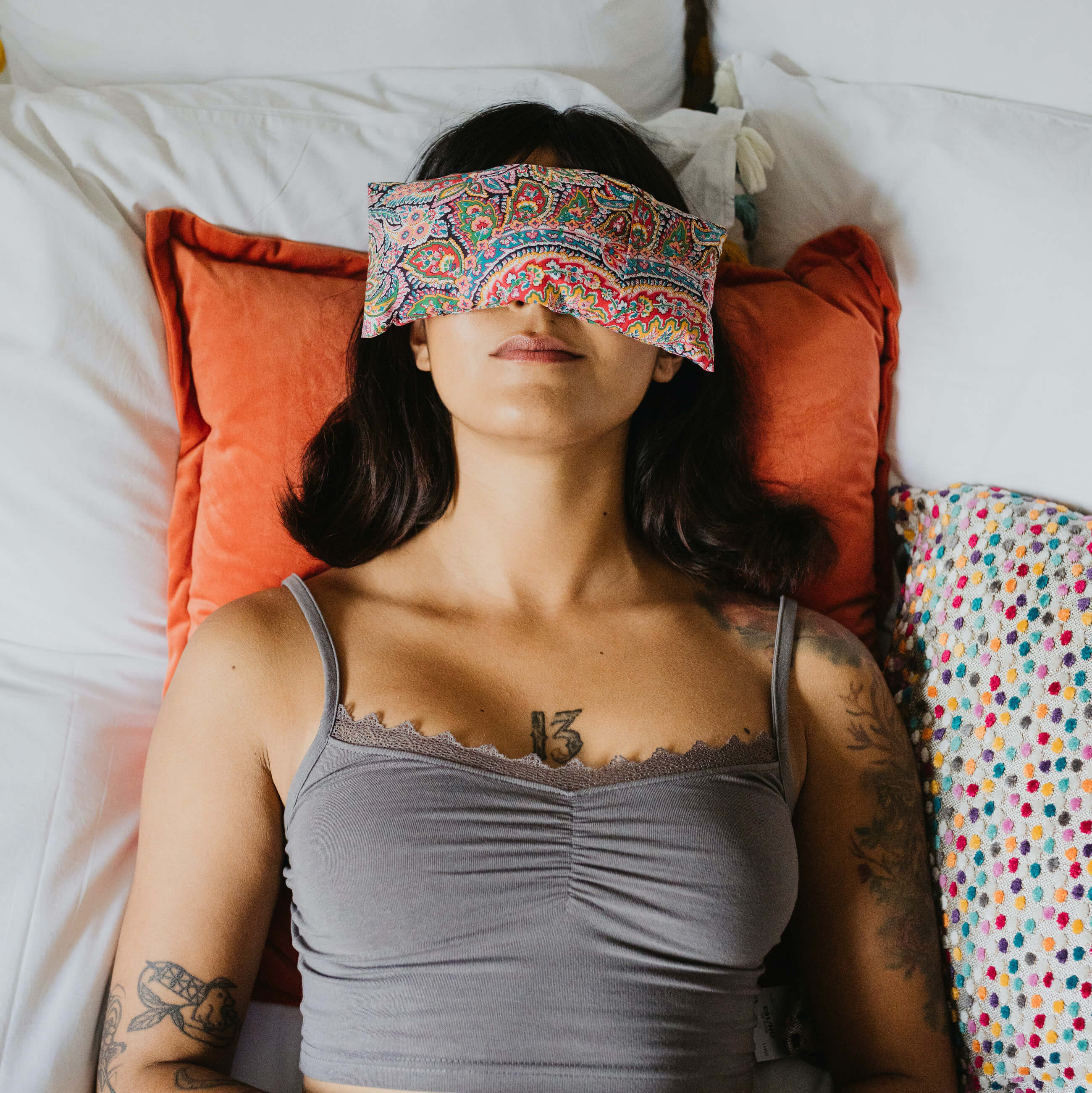 Colourful Paisley Eye Pillow - Paisley Eye Pillow - Uneeka