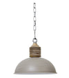 Concrete Wooden Hanging Lamp - 3073825 - Uneeka