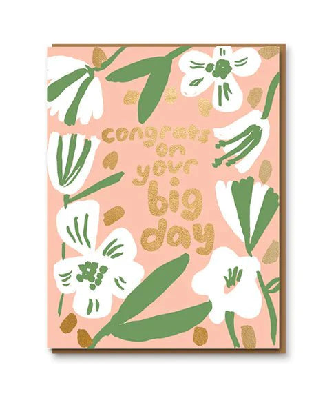 Congrats On Your Big Day Greetings Card - EP0603 - Uneeka
