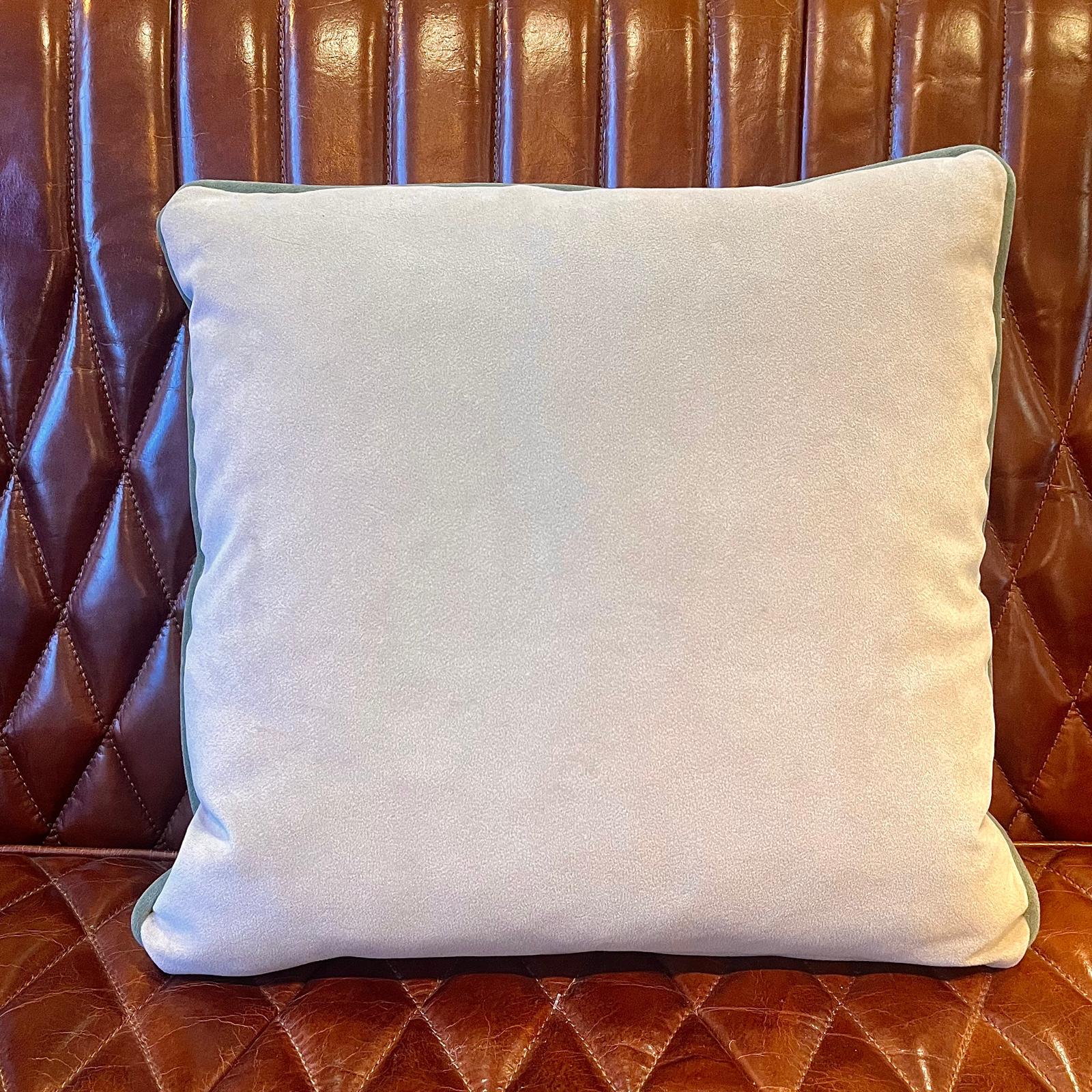 Contrast Colour Piping Scatter Cushion - SCATTER CUSHIONS - CREAM - Uneeka