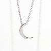 Crescent Moon Necklace - 13124 - Uneeka