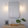 Curved Metal Wall Light - APM4BR - Uneeka