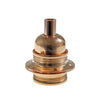 Cylindrical Double Ferrule Metal E27 Lamp Holder Kit - PL27MRATFTERM - Uneeka