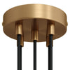 Cylindrical Metal Ceiling Rose Kit - 5 Outlets - KRM575FOTSTERM - Uneeka