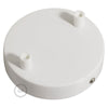 Cylindrical Metal Ceiling Rose Kit - Double Outlet - KRM572FVBTERP - Uneeka