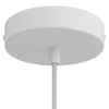 Cylindrical Metal Ceiling Rose Kit - Single Outlet - KRM57FCVBOTERM - Uneeka