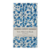 Dappled Pattern 24 Lined Page Slim List Book - VSLB DAP blue - 1 - Uneeka