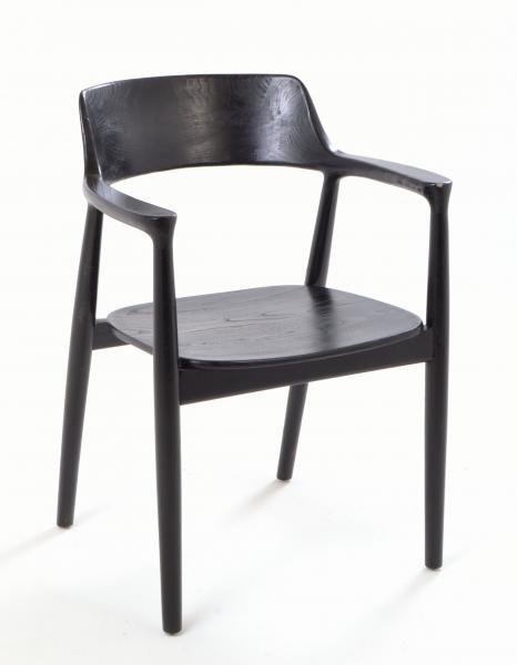 Denmark Black Round Dining Chair - SH07B - Uneeka