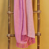 Diamond Recycled Cotton Throw - TH59PK - Uneeka