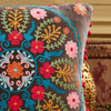 Embroidered Cotton Velvet Square Cushions - CC241 - Uneeka